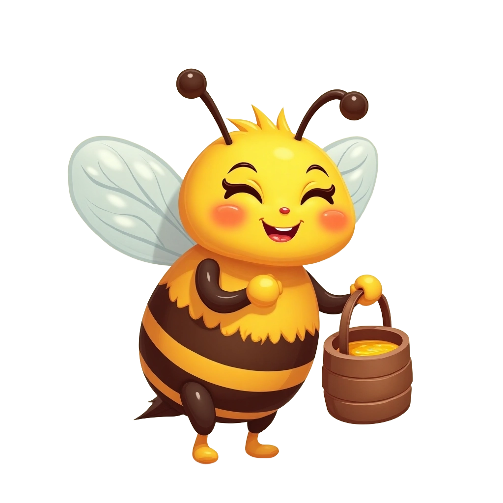 Happy Honey Bee